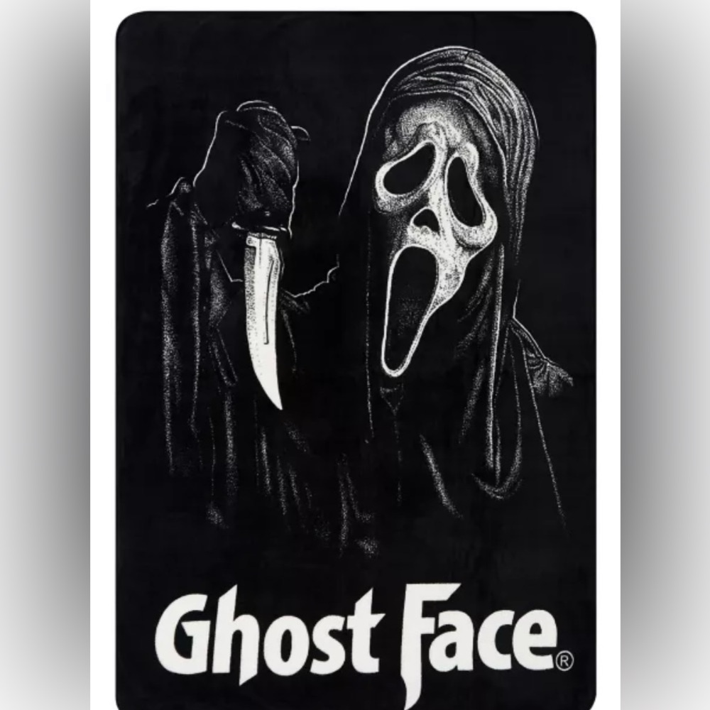 Ghost Face Throw Blanket